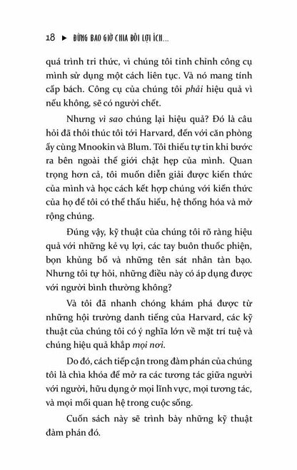 Đừng Bao Giờ Chia Đôi Lợi Ích Trong Mọi Cuộc Đàm Phán – Nghệ Thuật Đàm Phán Đỉnh Cao Từ Chuyên Gia FBI