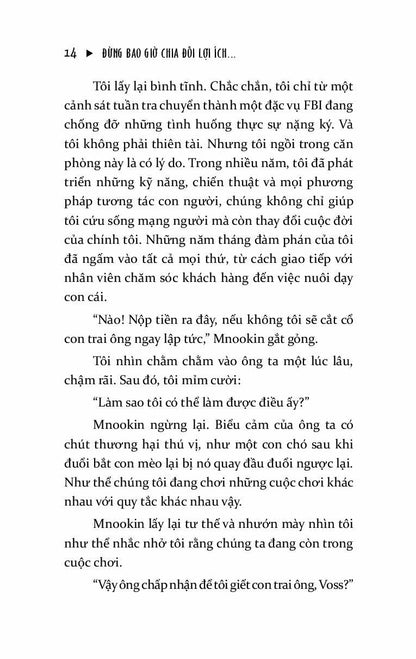 Đừng Bao Giờ Chia Đôi Lợi Ích Trong Mọi Cuộc Đàm Phán – Nghệ Thuật Đàm Phán Đỉnh Cao Từ Chuyên Gia FBI