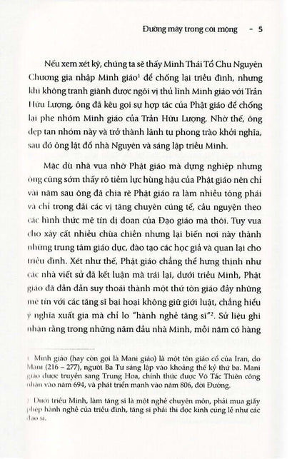 Sách Đường Mây Trong Cõi Mộng