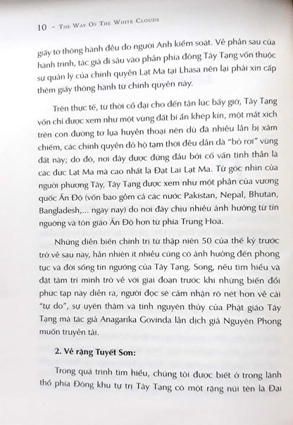 Sách Đường Mây Qua Xứ Tuyết