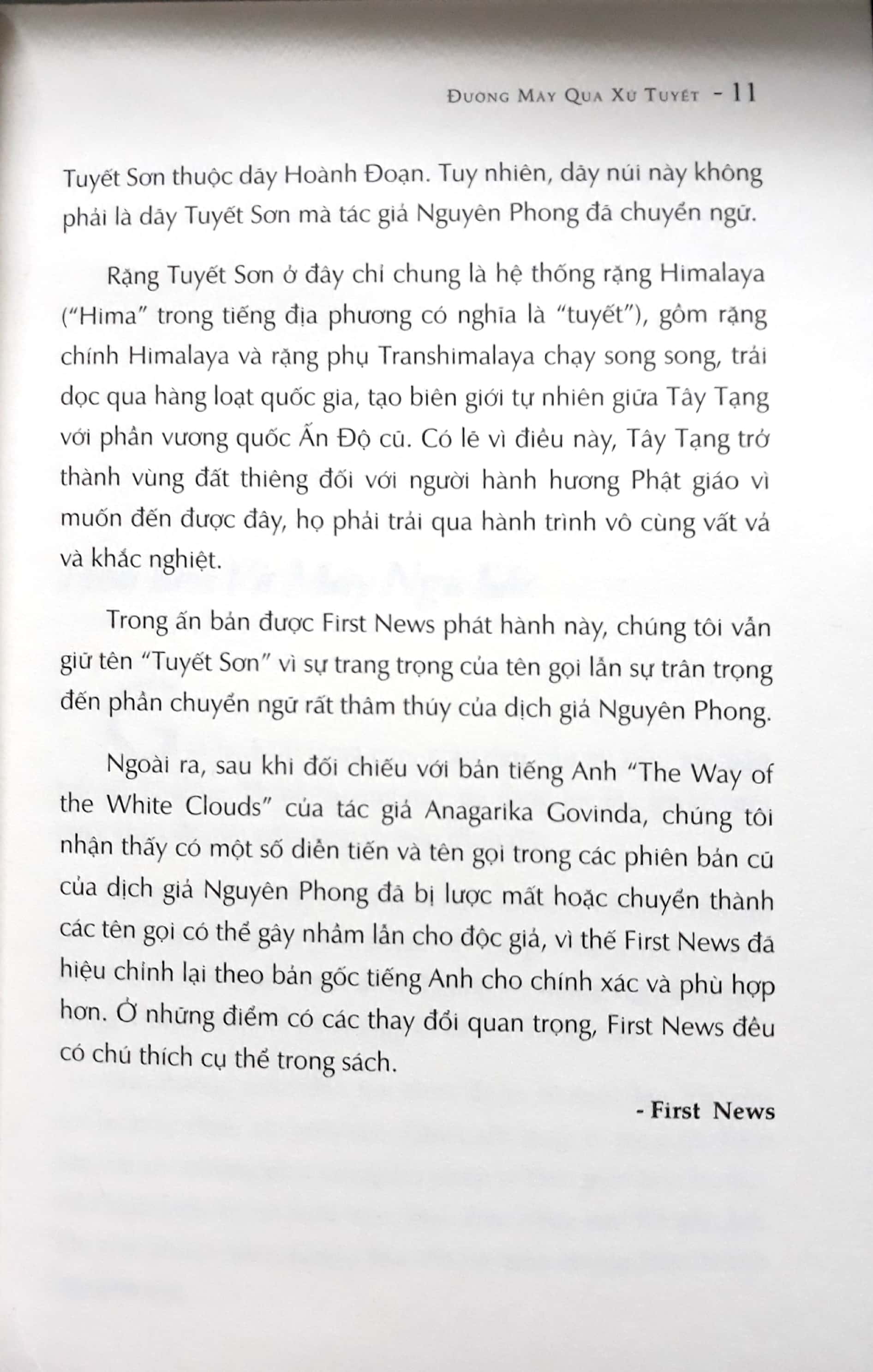 Sách Đường Mây Qua Xứ Tuyết