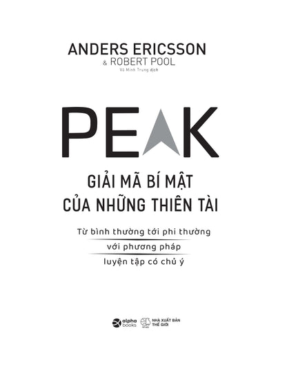 Giải Mã Bí Mật Của Những Thiên Tài - Peak