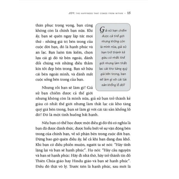 Sách Hạnh Phúc Tại Tâm dành cho những ai muốn hiểu thêm về hạnh phúc, mà còn là kim chỉ nam cho những ai đang tìm kiếm ý nghĩa và sự cân bằng trong cuộc sống.