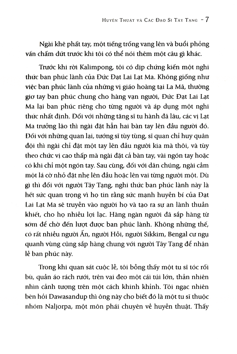 Sách Huyền Thuật Và Các Đạo Sĩ Tây Tạng 