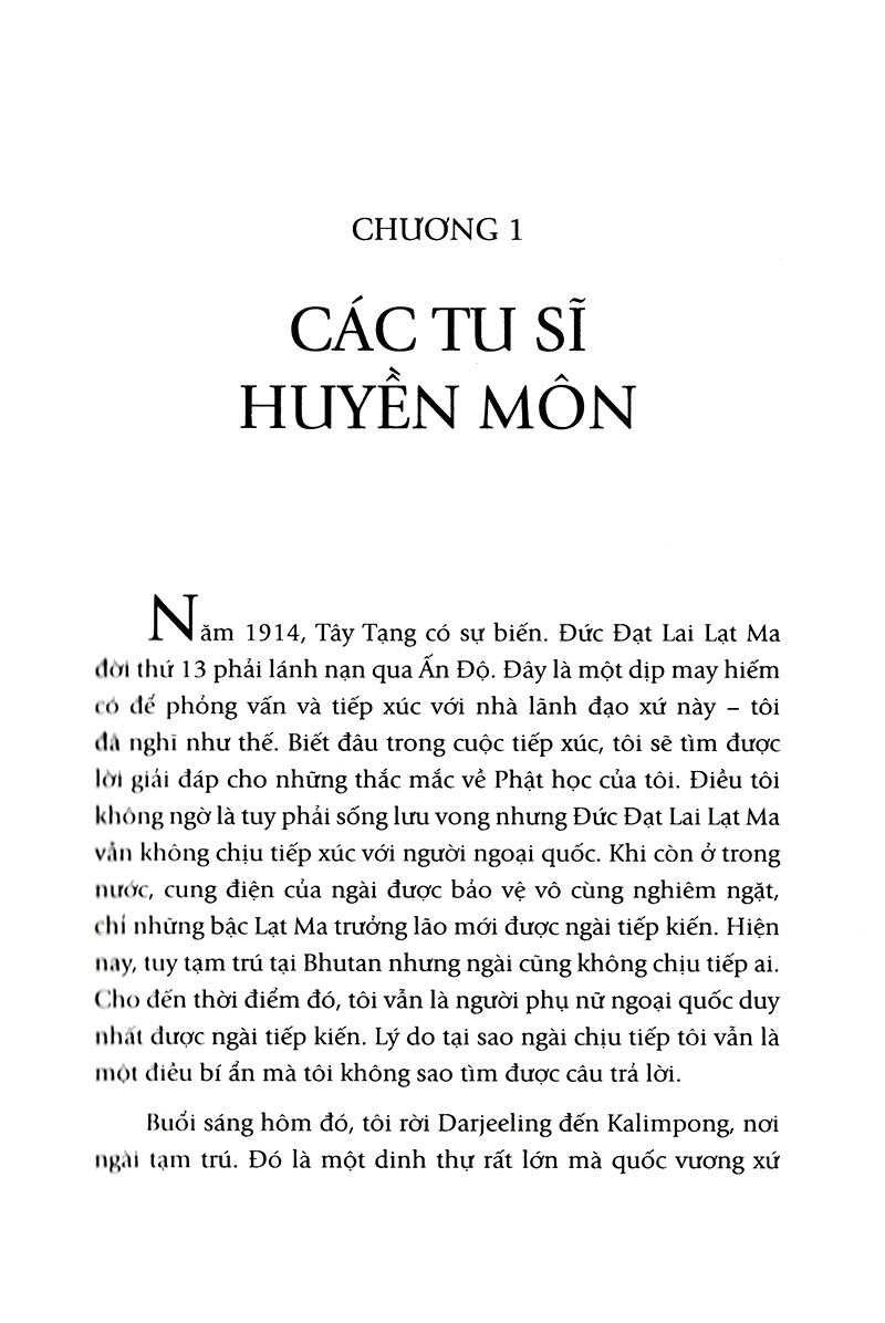 Sách Huyền Thuật Và Các Đạo Sĩ Tây Tạng 