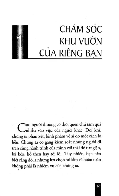 Cuốn sách Khi Ta Thay Đổi, Thế Giới Sẽ Đổi Thay là một lời động viên rằng bất kỳ ai cũng có thể tìm thấy bình yên và hạnh phúc, bất kể hoàn cảnh hiện tại ra sao