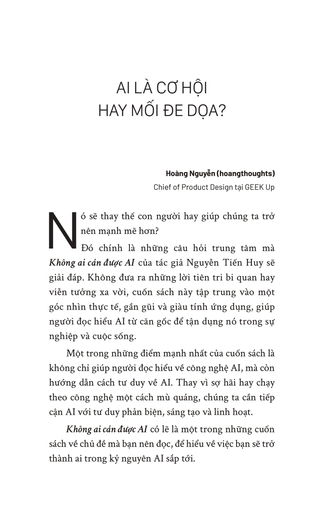 Không Ai Cản Được AI Hiểu AI Từ Căn Gốc Để Phát Triển Sự Nghiệp