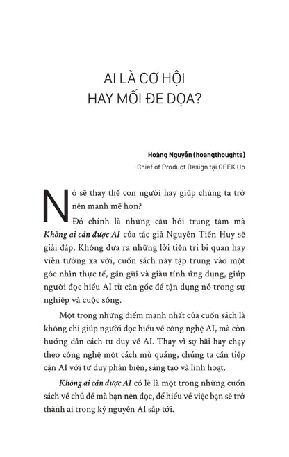 Không Ai Cản Được AI Hiểu AI Từ Căn Gốc Để Phát Triển Sự Nghiệp
