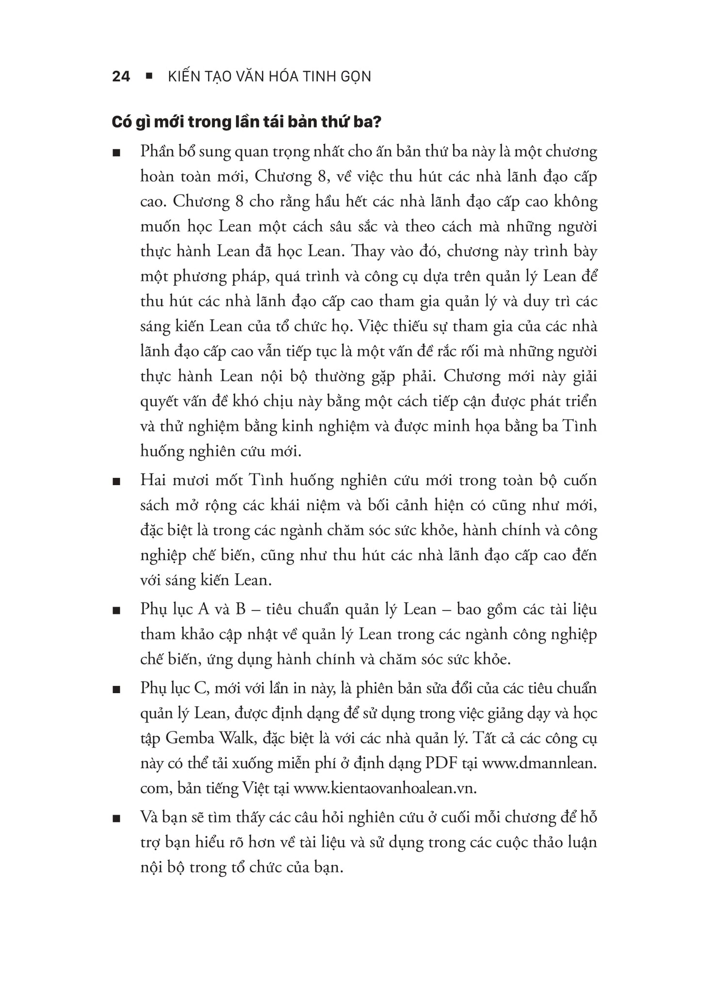 “Kiến Tạo Văn Hóa Tinh Gọn Công Cụ Để Duy Trì Chuyển Đổi Tinh Gọn” là kim chỉ nam dành cho những tổ chức mong muốn chuyển đổi thực sự từ bên trong.