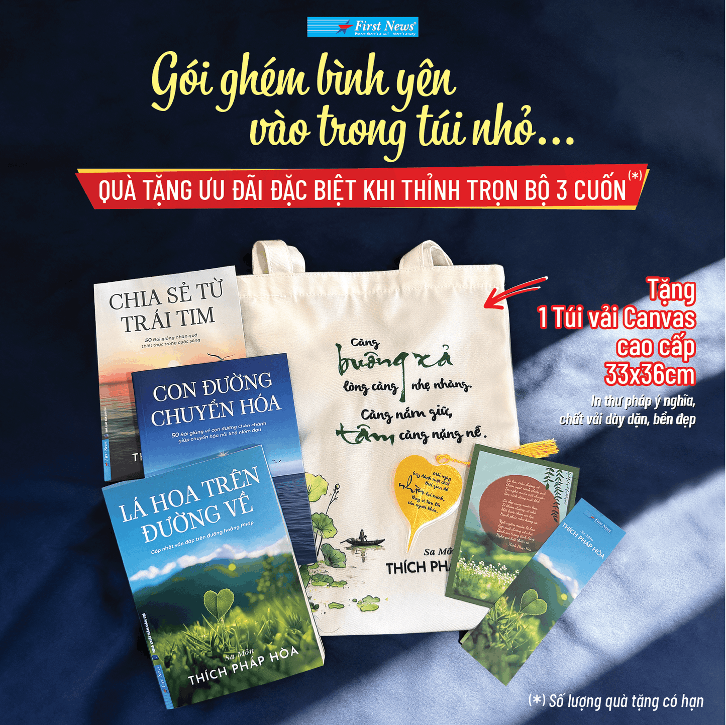 Combo 3 Quyển: Con Đường Chuyển Hóa + Chia Sẻ Từ Trái Tim + Lá Hoa Trên Đường Về