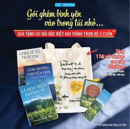 Combo Sách Con Đường Chuyển Hoá - Chia Sẻ Từ Trái Tim - Lá Hoa Trên Đường Về (Bộ 3 Cuốn)