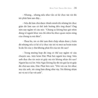 Minh Triết Trong Đời Sống không chỉ là cuốn sách giúp mở rộng tri thức mà còn giúp người đọc tìm thấy lối thoát cho những bế tắc tinh thần
