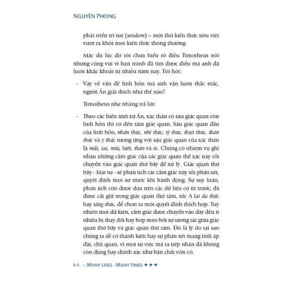 Muôn Kiếp Nhân Sinh - Many Times, Many Lives - Tập 3 là một tác phẩm đối với những ai đang tìm kiếm sự thấu hiểu sâu sắc hơn về bản chất con người và vũ trụ