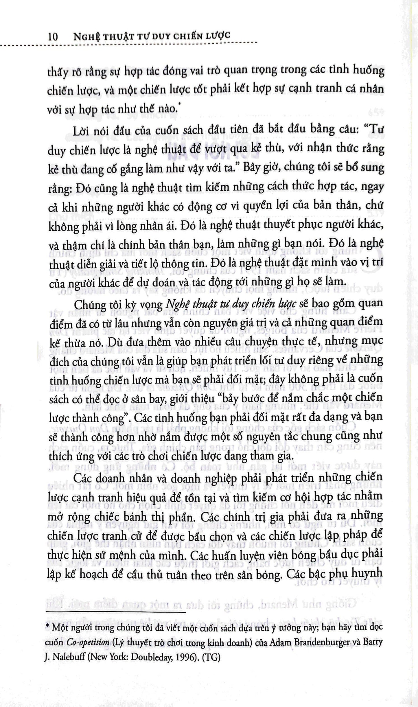 Nghệ Thuật Tư Duy Chiến Lược – Ứng Dụng Của Lý Thuyết Trò Chơi Trong Công Việc Và Cuộc Sống