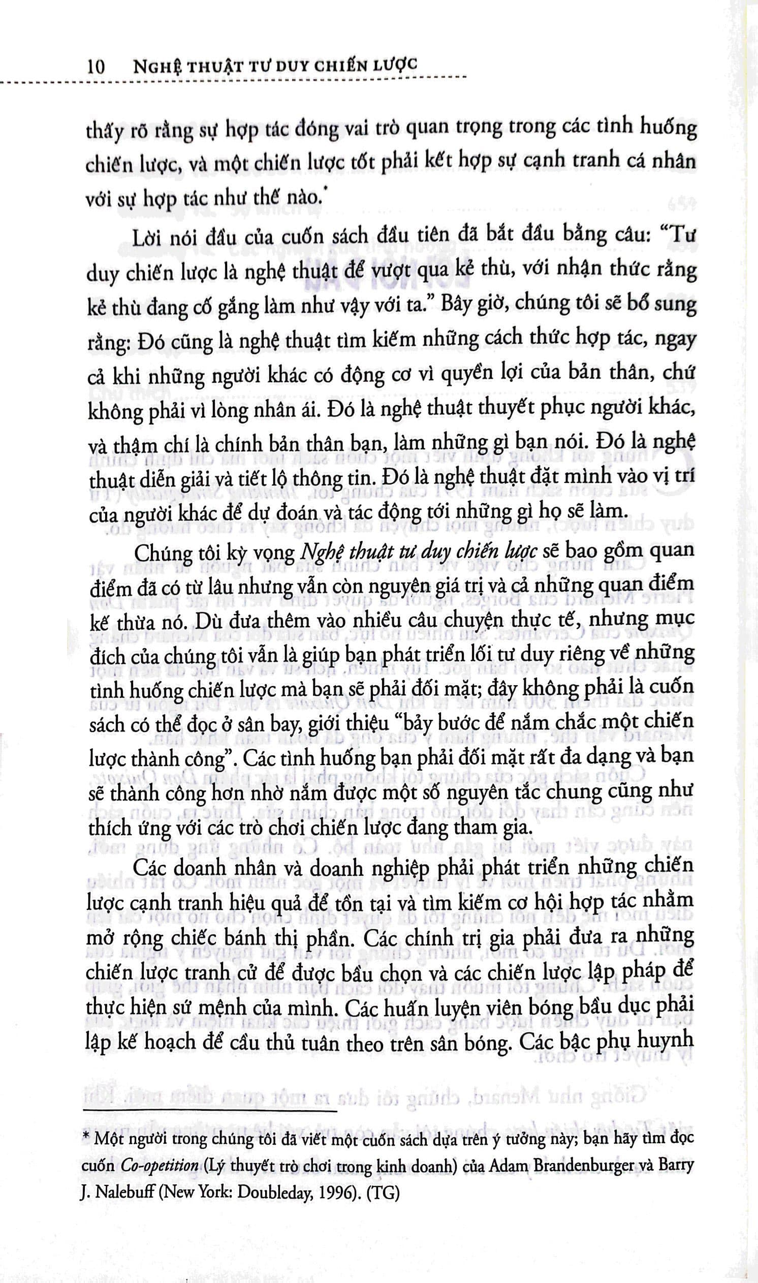 Nghệ Thuật Tư Duy Chiến Lược – Ứng Dụng Của Lý Thuyết Trò Chơi Trong Công Việc Và Cuộc Sống