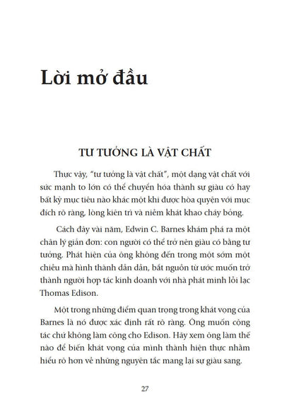 Nghĩ Giàu Và Làm Giàu - Cuốn Sách Thay Đổi Tư Duy Thành Công