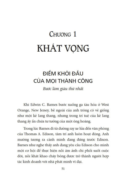 Nghĩ Giàu Và Làm Giàu - Cuốn Sách Thay Đổi Tư Duy Thành Công