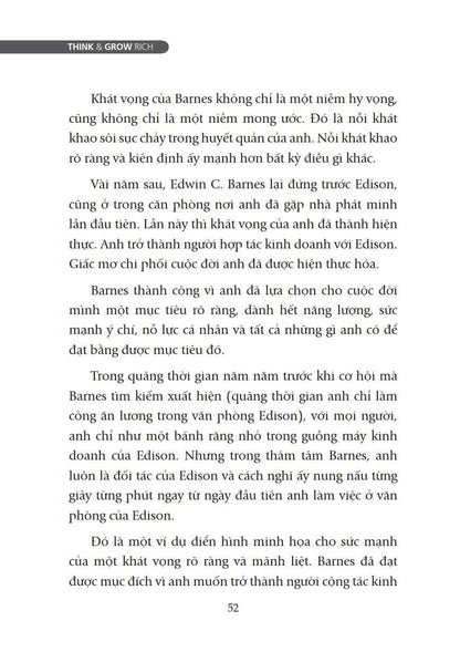 Nghĩ Giàu Và Làm Giàu - Cuốn Sách Thay Đổi Tư Duy Thành Công