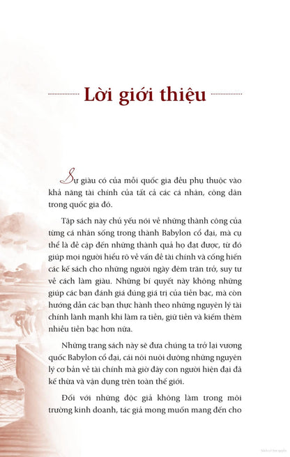 Người Giàu Có Nhất Thành Babylon - Hành Trình Từ Nghèo Khó Đến Sung Túc