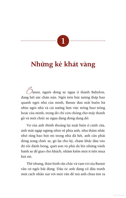 Người Giàu Có Nhất Thành Babylon - Hành Trình Từ Nghèo Khó Đến Sung Túc