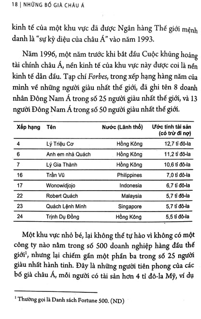 Những Bố Già Châu Á – Tiền Bạc Và Quyền Lực Ở Hồng Kông Và Đông Nam Á