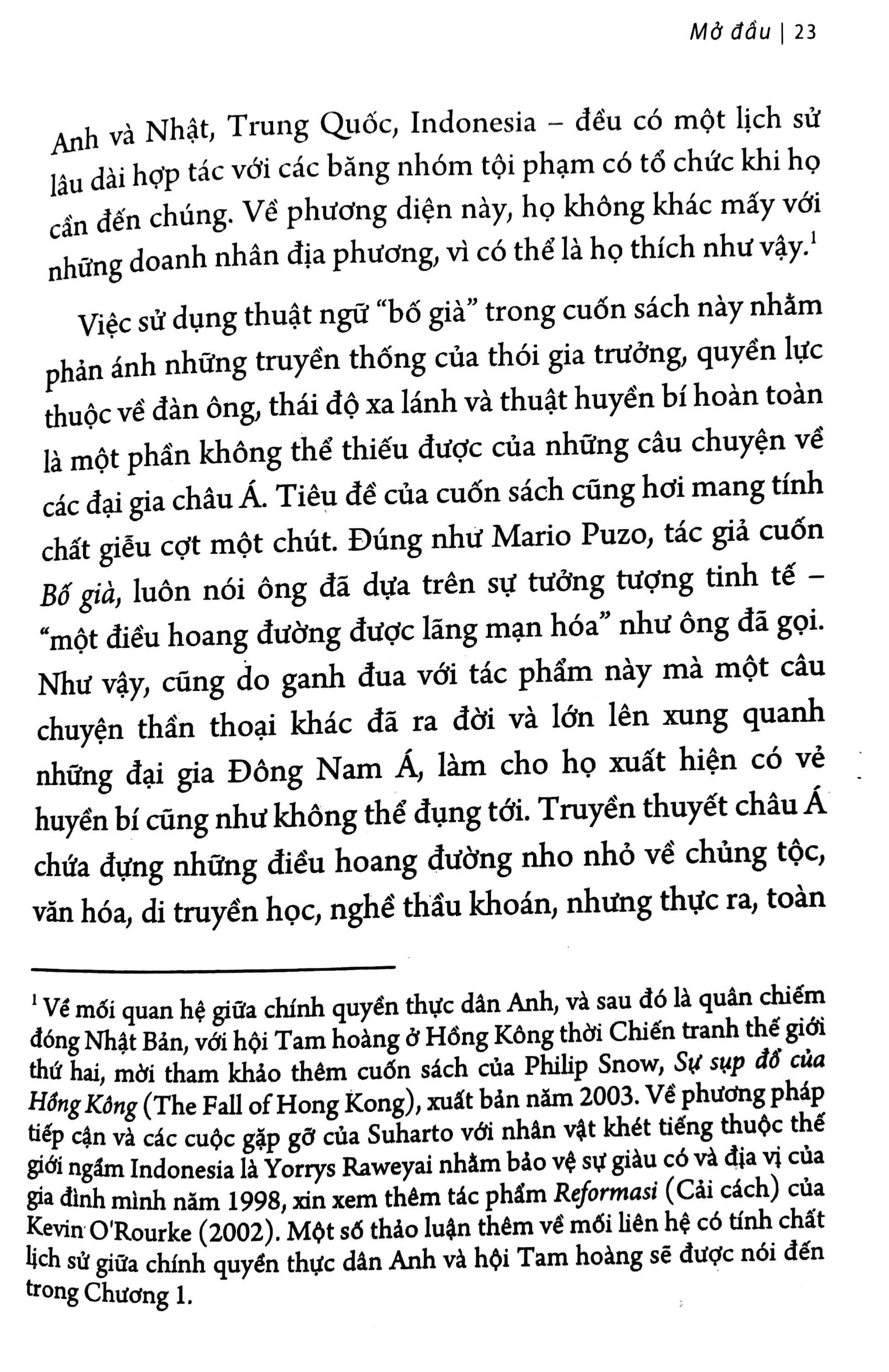 Những Bố Già Châu Á – Tiền Bạc Và Quyền Lực Ở Hồng Kông Và Đông Nam Á