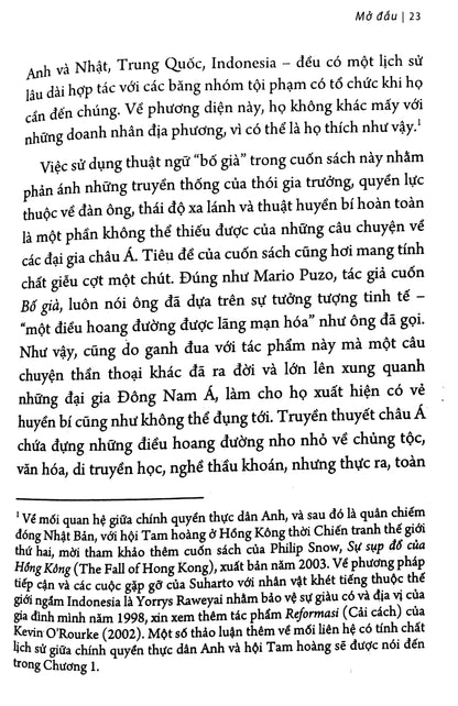 Những Bố Già Châu Á – Tiền Bạc Và Quyền Lực Ở Hồng Kông Và Đông Nam Á