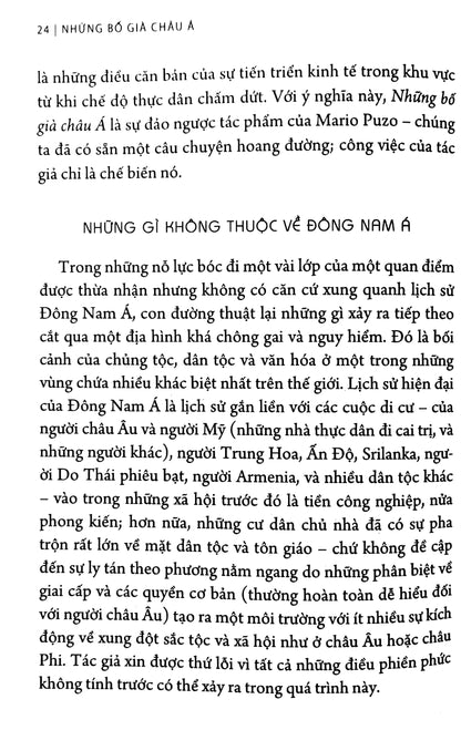 Những Bố Già Châu Á – Tiền Bạc Và Quyền Lực Ở Hồng Kông Và Đông Nam Á