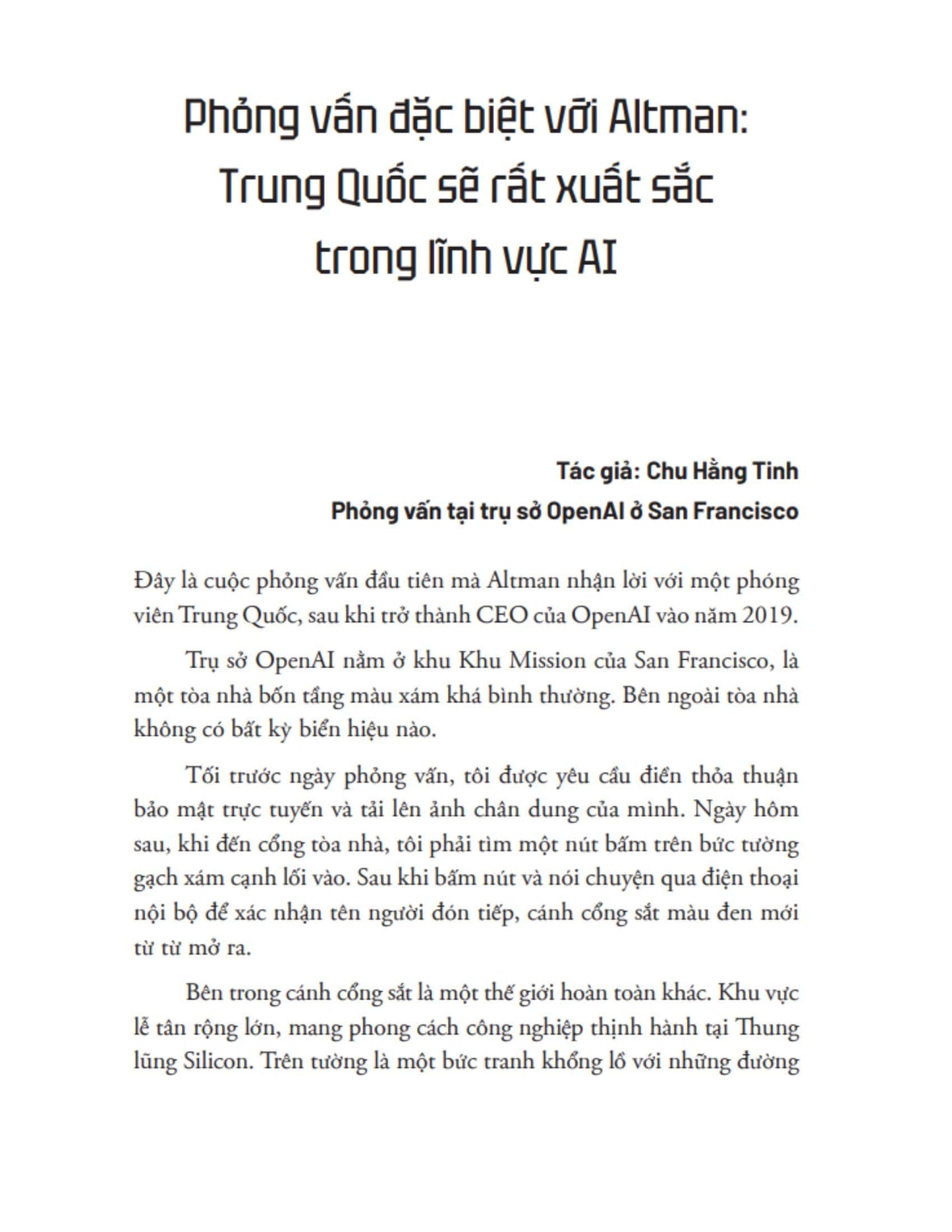 Sam Altman - Người Kiến Tạo Cuộc Chơi AI Toàn Cầu