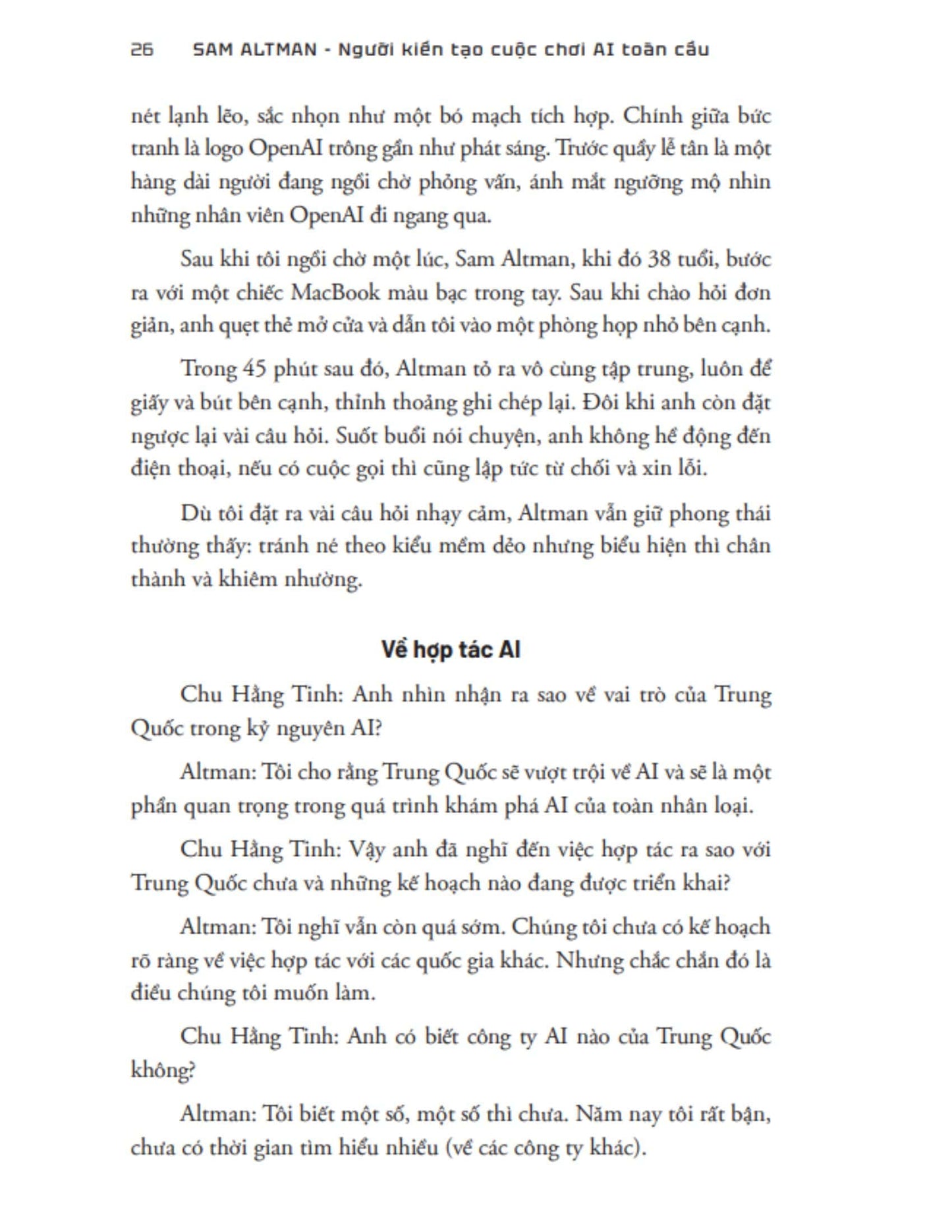 Sam Altman - Người Kiến Tạo Cuộc Chơi AI Toàn Cầu