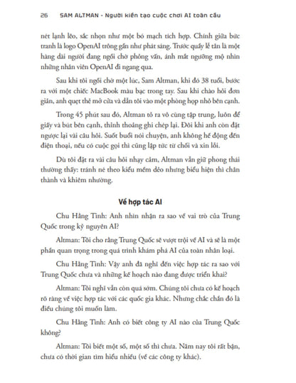 Sam Altman - Người Kiến Tạo Cuộc Chơi AI Toàn Cầu