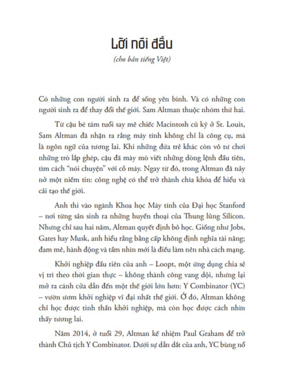 Sam Altman - Người Kiến Tạo Cuộc Chơi AI Toàn Cầu