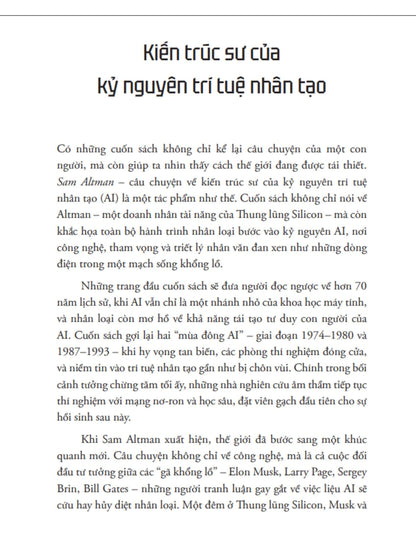 Sam Altman - Người Kiến Tạo Cuộc Chơi AI Toàn Cầu