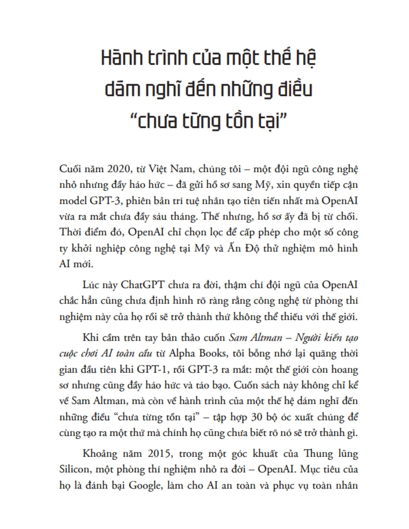 Sam Altman - Người Kiến Tạo Cuộc Chơi AI Toàn Cầu