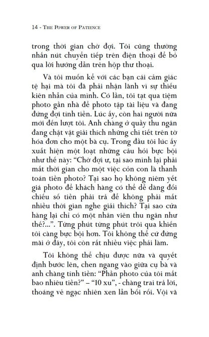 Sức Mạnh Lòng Kiên Nhẫn –  Học Nghệ Thuật Bình Tĩnh Giữa Dòng Đời Vội Vã