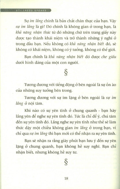 Sức Mạnh Sự Tĩnh Lặng – Tìm Lại Sự Bình An Giữa Cuộc Đời Biến Động