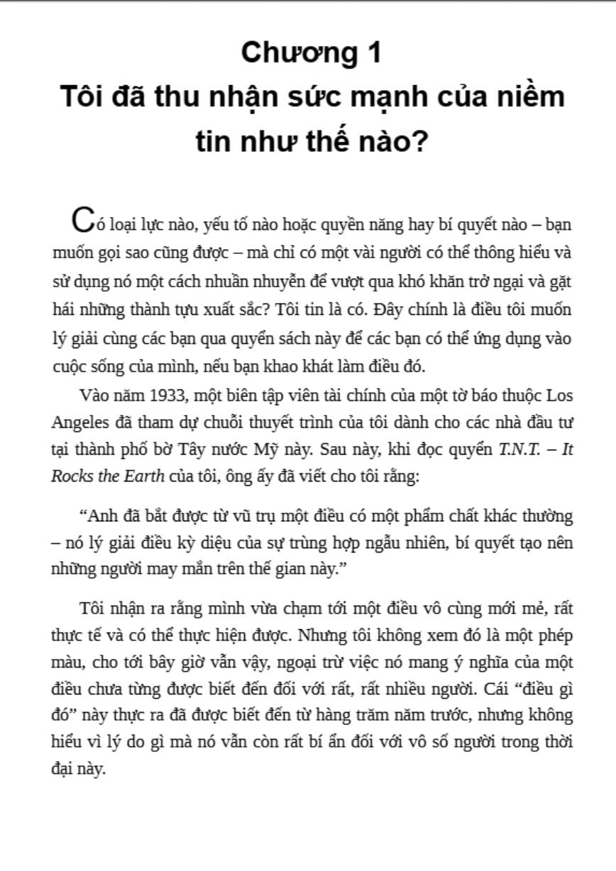  Sức Mạnh Niềm Tin – Bí Quyết Đánh Thức Tiềm Năng Vô Hạn Trong Bạn