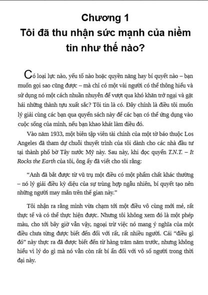  Sức Mạnh Niềm Tin – Bí Quyết Đánh Thức Tiềm Năng Vô Hạn Trong Bạn