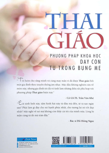 Cuốn sách Thai Giáo - Dạy Con Từ Trong Bụng Mẹ là một cẩm nang cho cha mẹ, mong cho con mình sự phát triển toàn diện ngay từ khi còn trong bụng mẹ