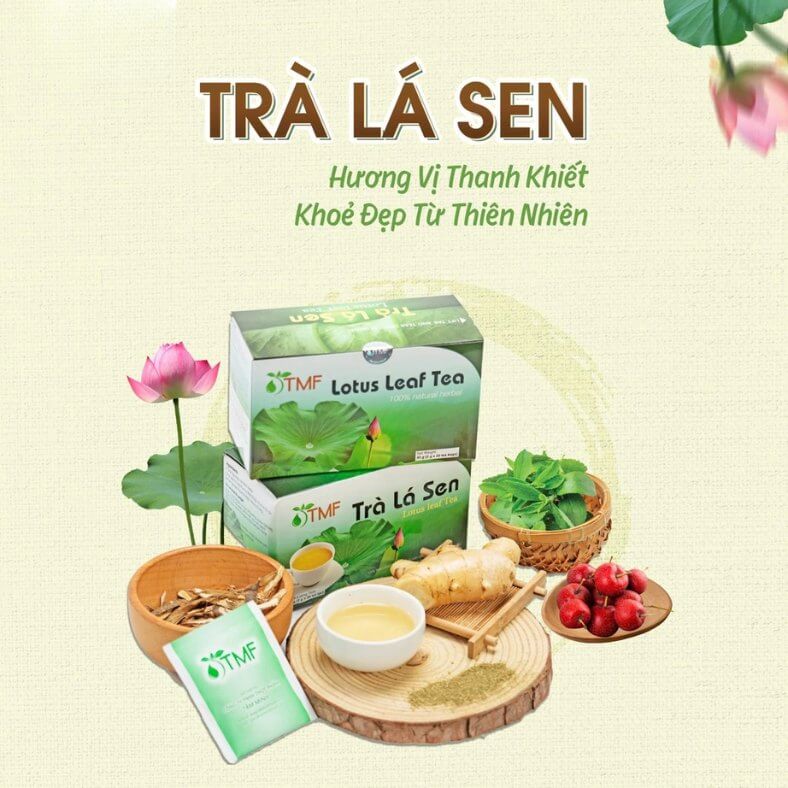 Trà Lá Sen Tự Nhiên hỗ trợ tăng cường chuyển hóa chất béo, Giúp kiểm soát cân nặng và hỗ trợ giảm cân hiệu quả,Thanh lọc cơ thể, giảm tích nước và hỗ trợ tiêu hóa