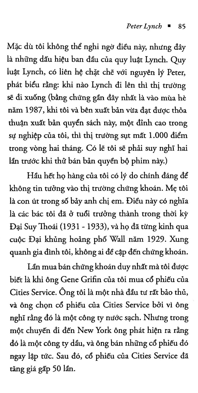 Trên Đỉnh Phố Wall - One Up On Wall Street