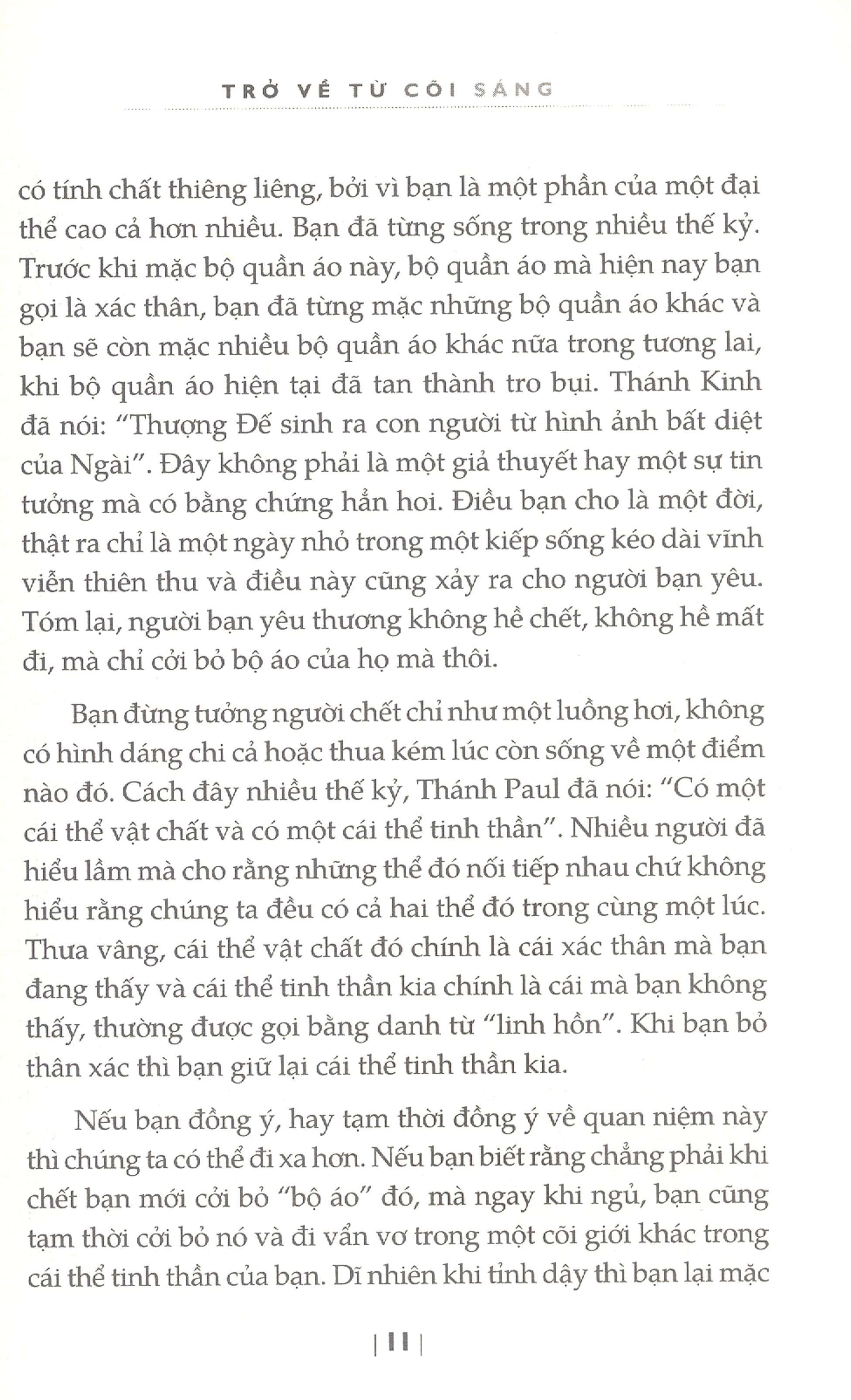 Sách Trở Về Từ Cõi Sáng