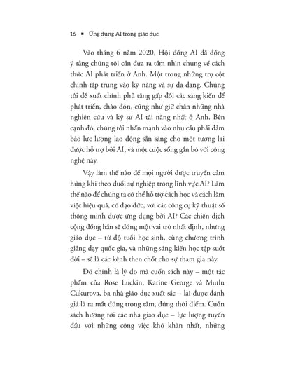 Ứng Dụng AI Trong Giáo Dục – Tiếp Cận AI Để Nâng Cao Chất Lượng Đào Tạo