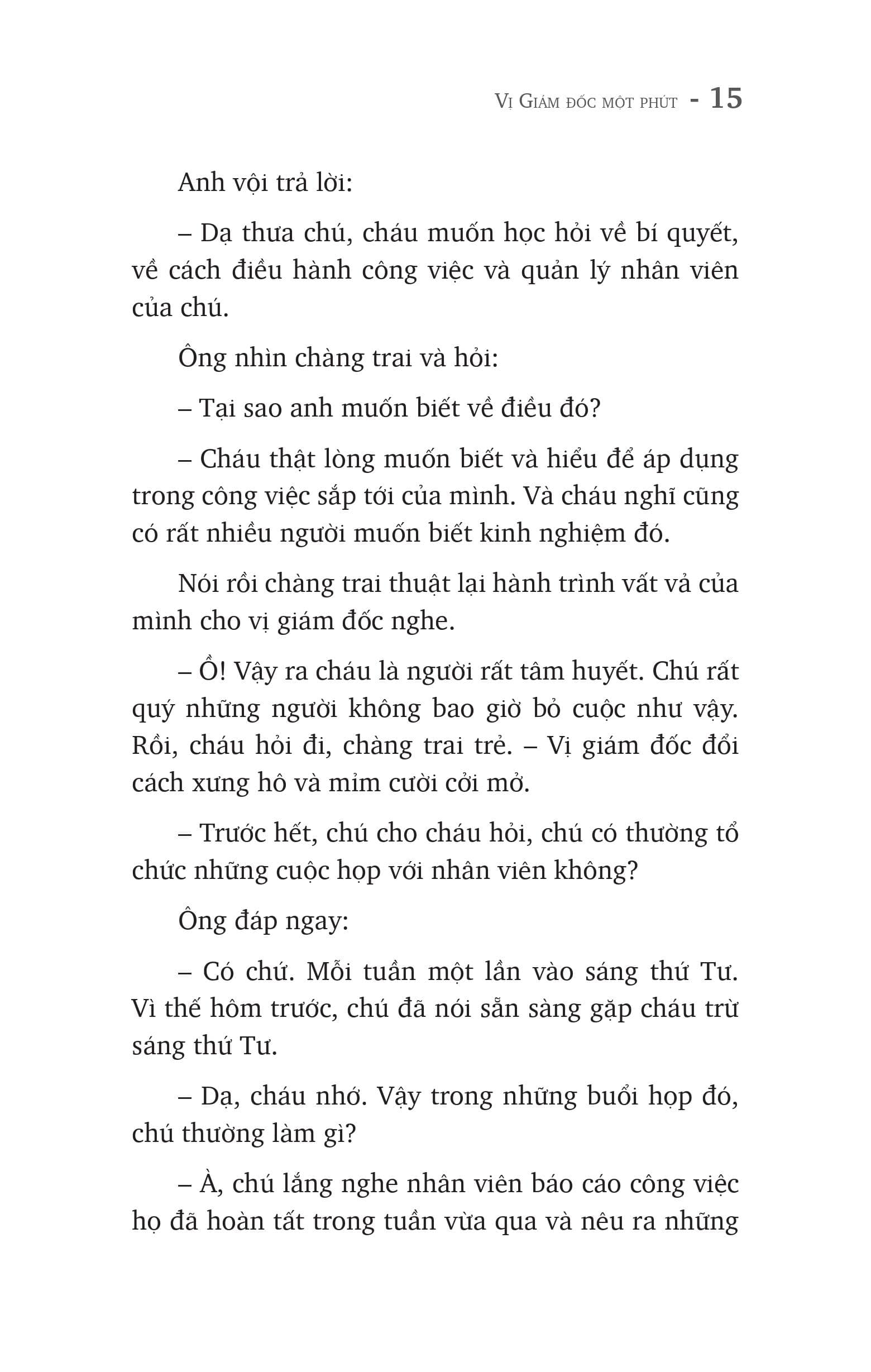 Vị Giám Đốc Một Phút – Cuốn Sách Quản Lý Kinh Điển Mọi Thời Đại