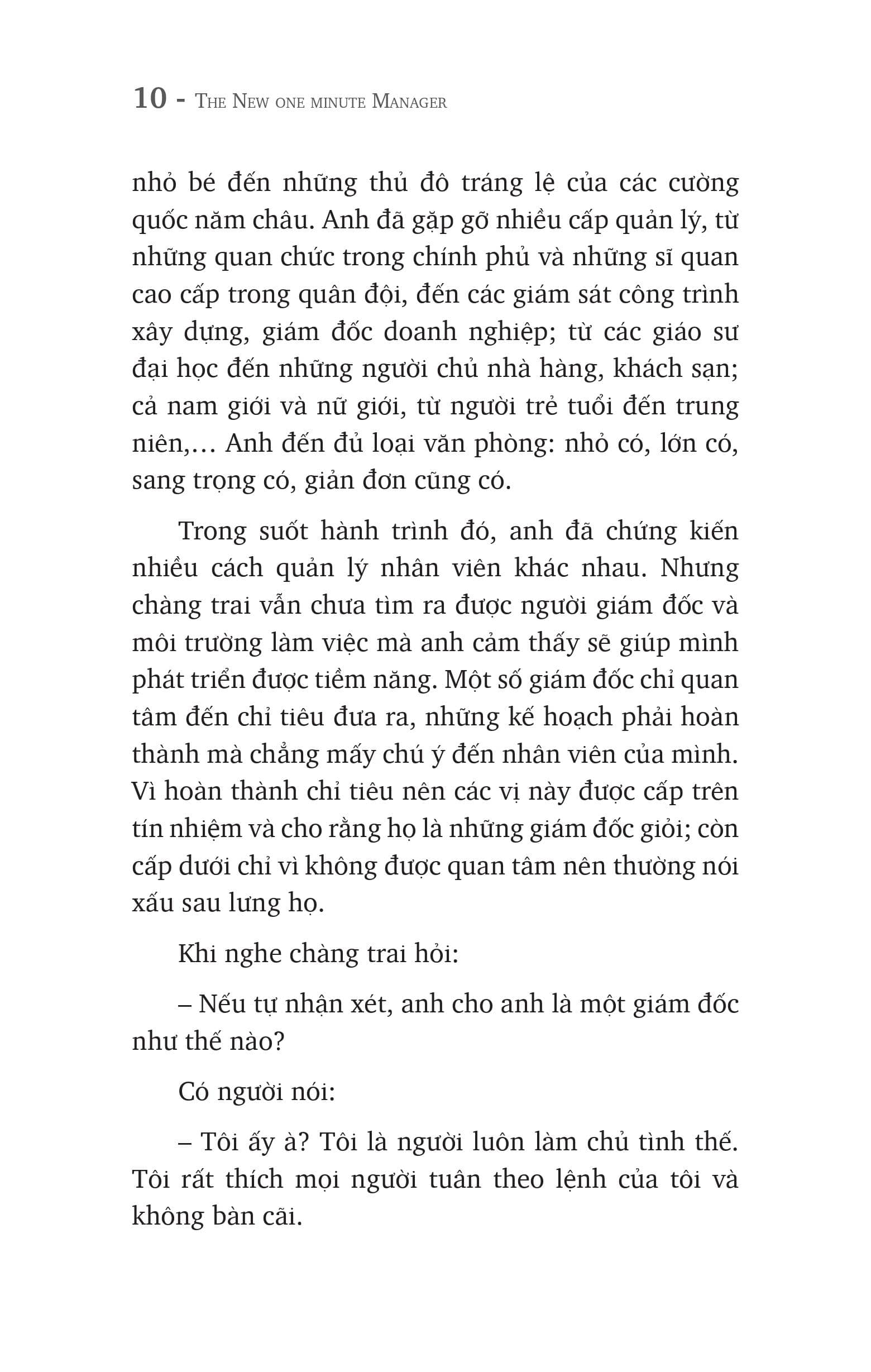 Vị Giám Đốc Một Phút – Cuốn Sách Quản Lý Kinh Điển Mọi Thời Đại