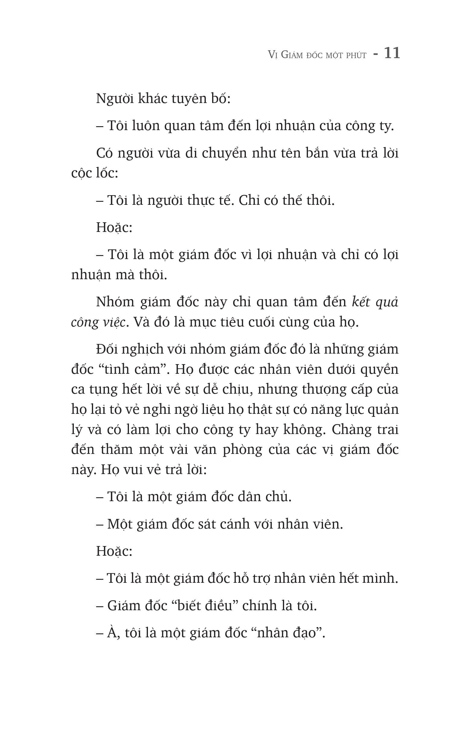 Vị Giám Đốc Một Phút – Cuốn Sách Quản Lý Kinh Điển Mọi Thời Đại